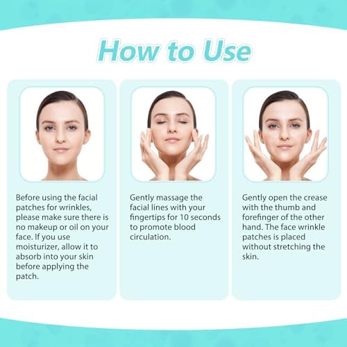 LadPemo two hundred and eight pieces anti aging wrinkle patches sheet layout.