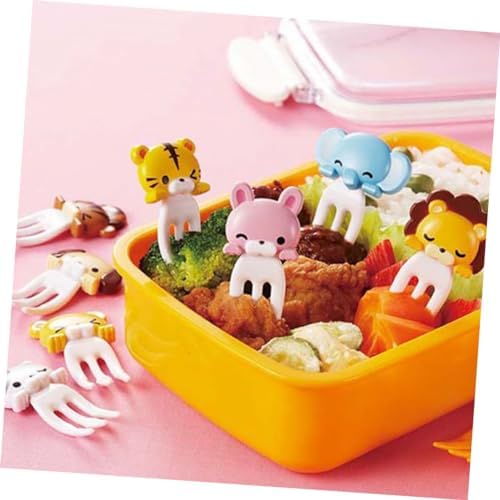Variety of cute animal designs in the toyandona food pick set