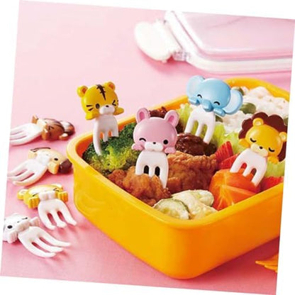 Variety of cute animal designs in the toyandona food pick set