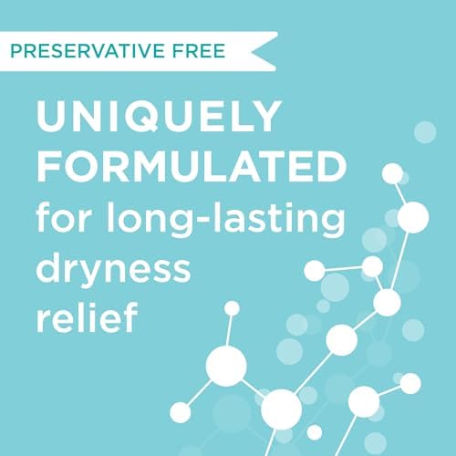 Individual sterile vials of Blink Tears eye drops for mild to moderate dryness.