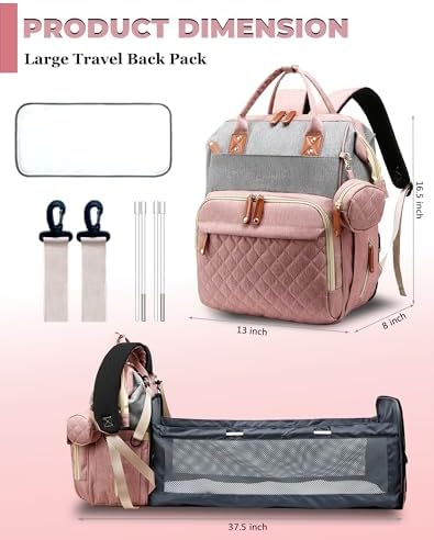 Rear view of the Lamroro waterproof backpack highlighting the cushioned ergonomic shoulder straps