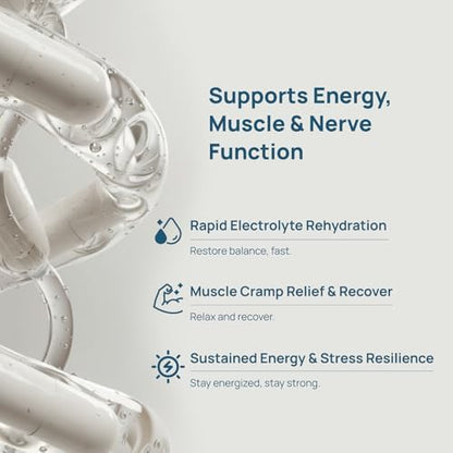 Back label of Vhc electrolyte supplement showing ingredients