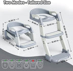 Close-up view of the Argenens baby toilet chair showcasing the upgraded waterproof PVC cushion and built-in splash guard.