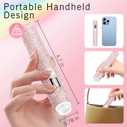 Christine Shelly handheld nail lamp packaged with accessories