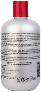 USA imported CHI cat shampoo and conditioner sixteen fluid ounce packaging close up
