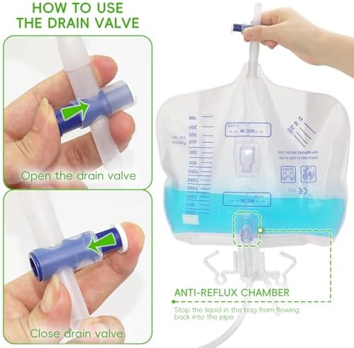 Professional hanging hook for catheter drainage bag