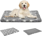 EMPSIGN reversible kennel mat demonstrating the warm plush side texture