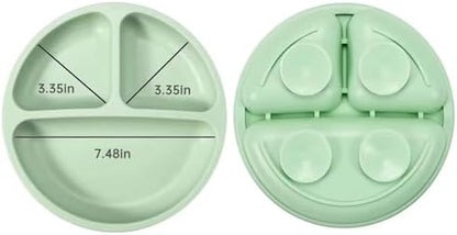 PandaEar soft-tip silicone spoon and fork set for infants