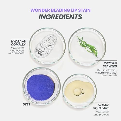Before and after results of Wonderskin liquid blading masque