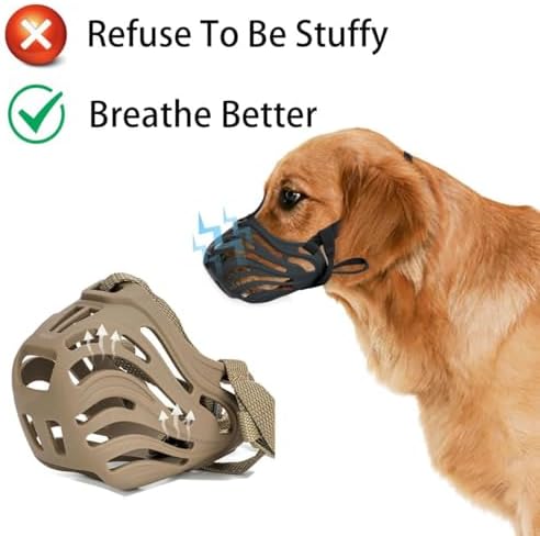 Close up of soft silicone material on Diketone dog muzzle