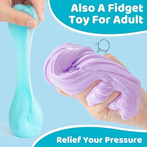 Sealed gift box packaging of YasTant stress relief slime for toddlers