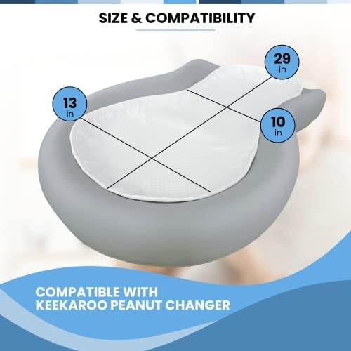 Corner Canyon Products 3 pack changing pad liners laid out flat