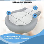 Corner Canyon Products 3 pack changing pad liners laid out flat