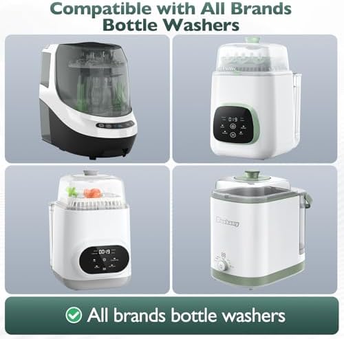 Premium imported universal baby bottle washer cleaner tablets on a clean surface
