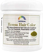 Natural botanical hair color and conditioner powder