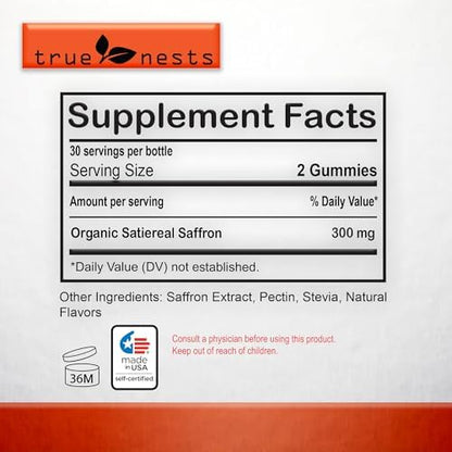 Authentic imported True Nests saffron herbal extract daily health supplement