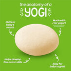 Nutritional facts and clean ingredients list of Happy Baby Greek Yogis