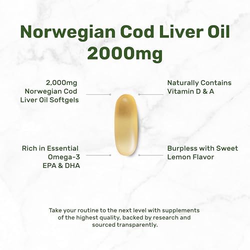Deal Supplement Cod Liver Oil container back panel information