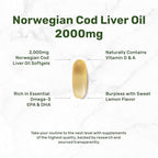 Deal Supplement Cod Liver Oil container back panel information