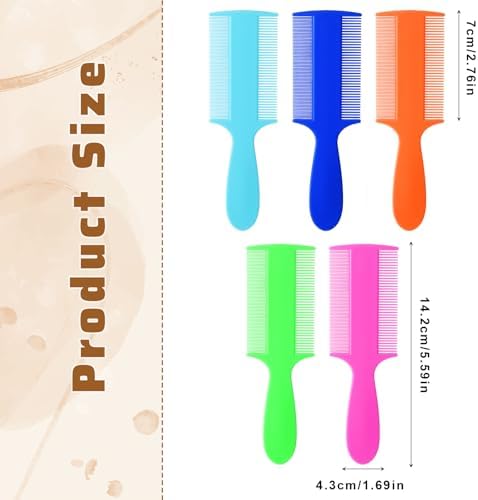 Yolev fine tooth nit combs in assorted colors for family hair care.