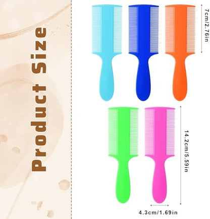 Yolev fine tooth nit combs in assorted colors for family hair care.