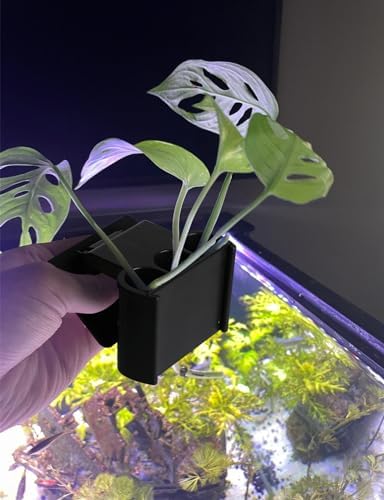 Joqepy 2-piece upgraded aquarium decoration kit unpacked and ready for setup.