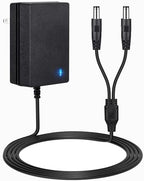 YEAOI dual lead charging cable close up illustrating the two in one connectors for transmitter and receiver compatibility