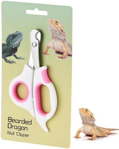 Stainless steel pet claw cutter with precise angled edges for small animals