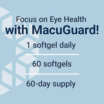 Life Extension MacuGuard Ocular Support supplement bottle details and directions for use