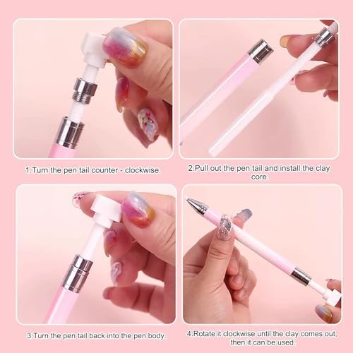 Ergonomic design of Xeaohesy rhinestone dotting pen