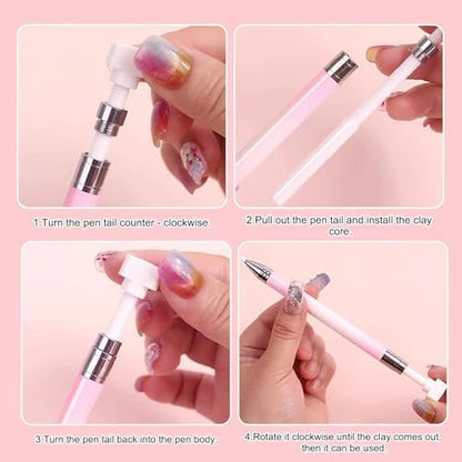 Ergonomic design of Xeaohesy rhinestone dotting pen