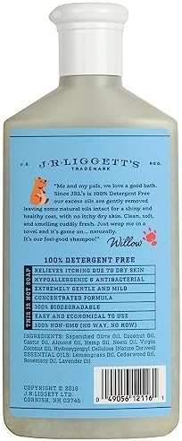 Detergent free natural pet shampoo for guinea pigs close up view