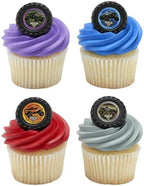 Food safe plastic monster truck cake topper accessories