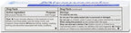 Back of packaging showing drug facts for miconazole nitrate cream