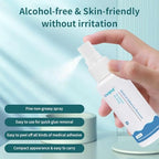 Ovand adhesive remover being applied to medical tape edge