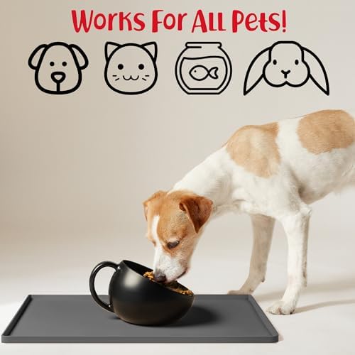 DogBuddy Pet Food Mat Food Grade Silicone Material