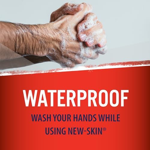 Waterproof liquid skin protectant bottle for minor cuts and scrapes