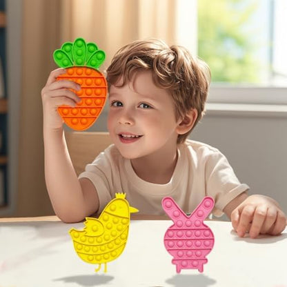 JoFAN easter basket stuffers collection featuring interactive pop bubble boards
