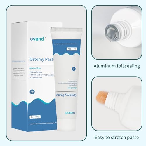 Premium USA imported stoma adhesive skin protectant paste for secure ileostomy pouching