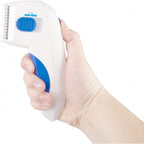 Flamingo 17cm white electric flea comb