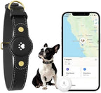 Bomerahe pet tracker collar close up of integrated airtag holder