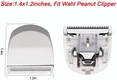 Two pack white clipper blades for Wahl peanut trimmers