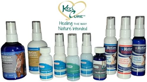 USA imported KeriCure kids liquid bandage showing application nozzle and protective seal