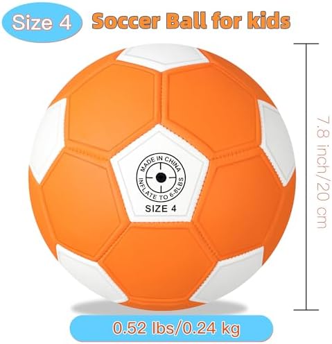 BYAOSUN curve design sports ball highlighting orange color accents
