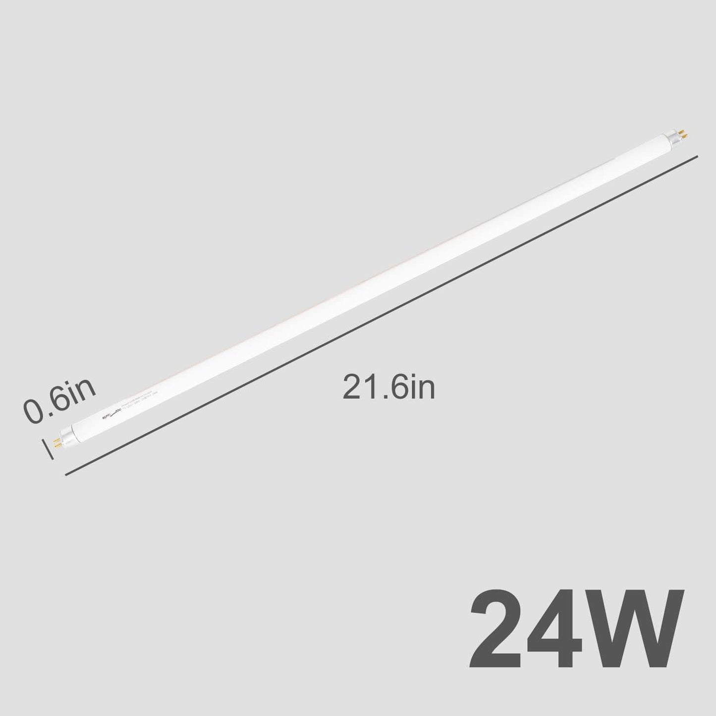 Premium imported reptile health lamp showing standard T5 connection pins