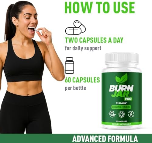 LIVORKA Burn Jar Pro metabolism booster capsules imported from USA