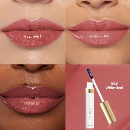 Lip Stain - Wipe-Off &Peel Off Lip Color | Waterproof, Long Lasting, Transfer-Resistant, Smudge-Proof Lip Tint | Easy Wipe Finish, High Pigment | All-Day Vibrant Kiss-Proof Lip Stain, muted rose beige - Image 3