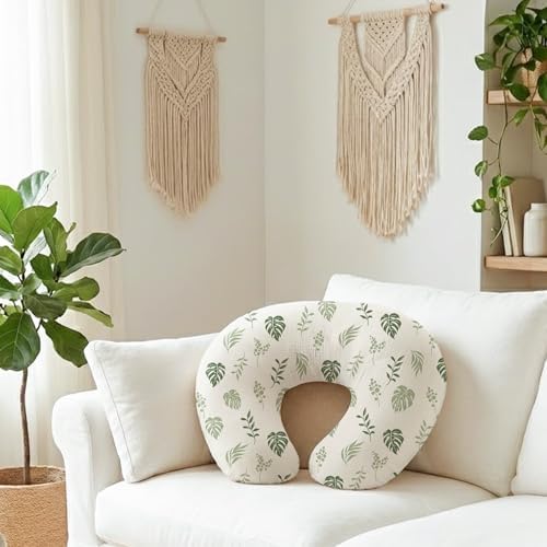 Coreeky nursing pillow cover hidden zipper detail