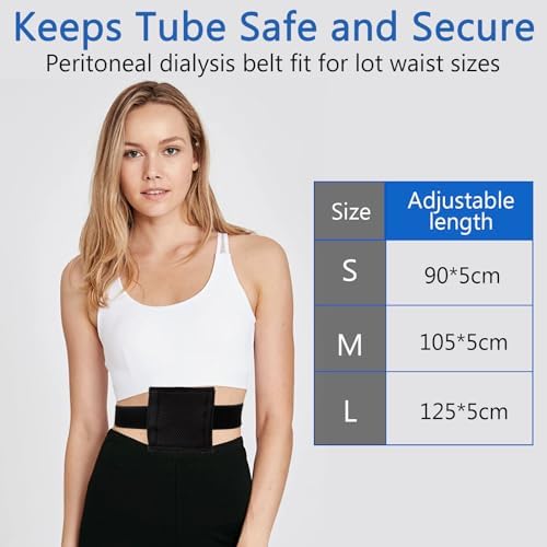 ENLUNTRA adjustable G tube concealment belt showing secure hook and loop closure strap