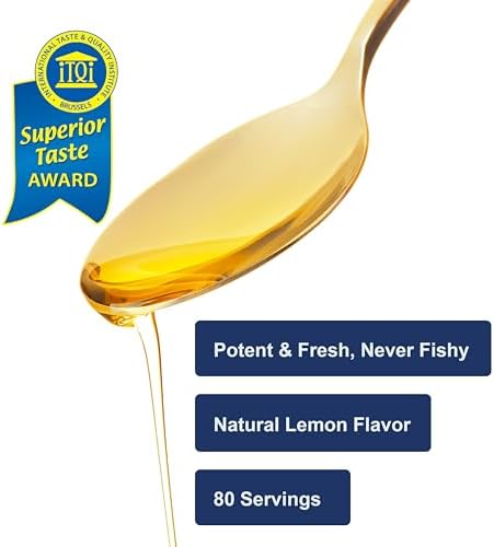 Back label of Carlson Kids liquid fish oil displaying ingredients and directions